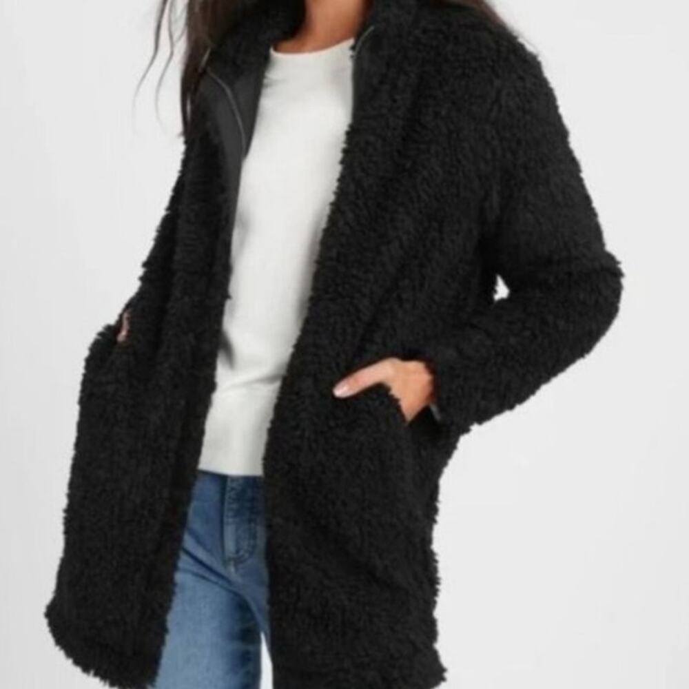 Banana Republic Black Teddy Jacket
